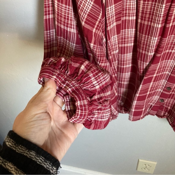 Madewell Button Up Plaid Shirt Size XS - Picture 4 of 4